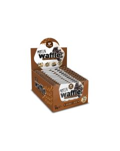 Go Fitness Nutrition Protein Waffle Box 12 x 50 g, Double Chocolate