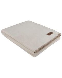 Eskimo Decke Edelvelours Beige, 100 x 150 cm