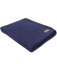 Eskimo Decke Edelvelours Marineblau, 100 x 150 cm