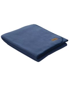 Eskimo Decke Edelvelours Jeansblau, 100 x 150 cm