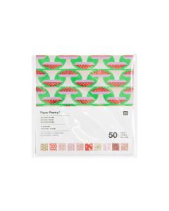 Rico Design Bastelpapier Bastelblock Origami 50 Blatt, 15 x 15 cm