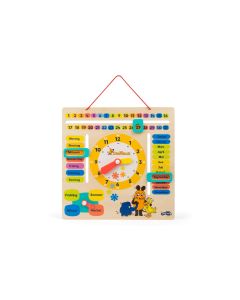 small foot Die Maus Lernuhr mit Kalender