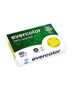 Clairefontaine Kopierpapier Evercolor A4, Gelb, 80 g/m²,500 Blatt