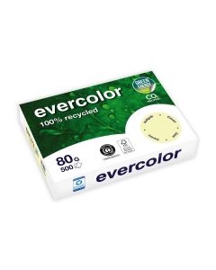 Clairefontaine Kopierpapier Evercolor A4, Hellgelb, 80 g/m²,500 Blatt