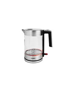 FURBER Wasserkocher Vetro 1.7 l, Silber/Transparent