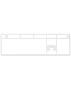 HyperX Alloy Rise Top Plate weiss