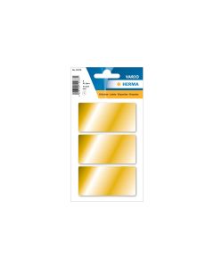 Herma Stickers Weihnachtssticker Goldetiketten, 3 Blatt / 9 Etiketten