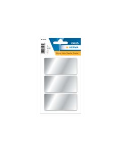 Herma Stickers Weihnachtssticker Silberetiketten, 3 Blatt / 9 Etiketten