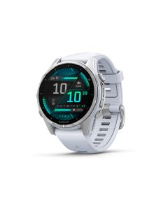 GARMIN Sportuhr Fenix 8 AMOLED, 43 mm Weiss