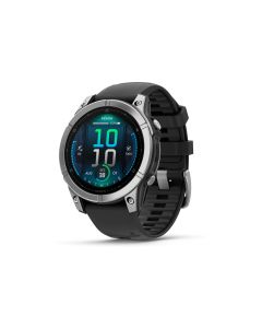GARMIN Sportuhr Fenix E, 47 mm Silber
