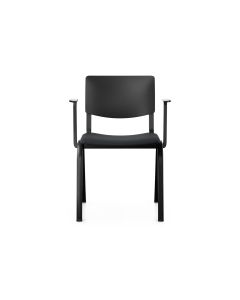 HÅG Konferenzstuhl Celi 9140 mit Armlehnen, Schwarz / Schwarz