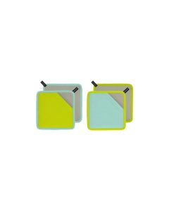 Remember Topflappen Lemon Grau/Lime Green Metallic/Mint