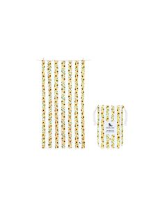 Dock & Bay Strandtuch Sunny Sunflower L, Gelb, Weiss