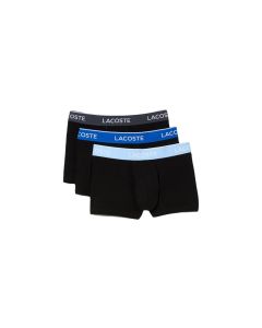 Lacoste Boxershort 3er Pack Dunkelblau/Schwarz, XL