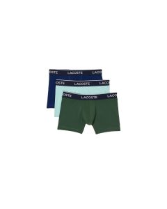 Lacoste Boxershort 3er Pack Dunkelblau/Dunkelgrün/Türkis, L