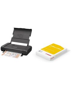 Canon Mobiler Drucker PIXMA TR150 mit Akku inkl. Papier
