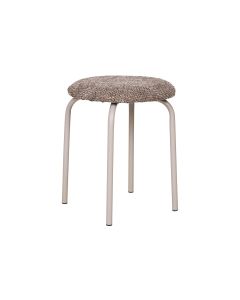 House Nordic Hocker Asmara Stahl, Braun