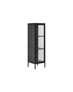 House Nordic Vitrine Brisbane 140 x 40 cm, Schwarz