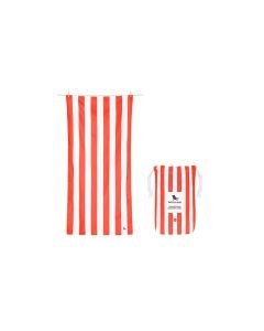 Dock & Bay Strandtuch Cabana L, Rot, Weiss