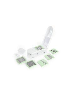 GOURMETmaxx Gemüseschneider Grün/Weiss