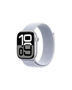 Apple Watch Series 10 46 mm Alu Silber Loop Blau