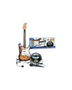 Bontempi Musikinstrument Elektronische Rock Gitarre mit Verstärker