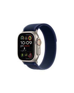 Apple Watch Ultra 2 Natural Titanium Trail Loop Blau M/L