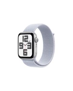 Apple Watch SE 2024 44 mm GPS  Silver Blue Cloud Sport Loop