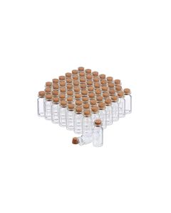 relaxdays Einmachflasche 10 ml, 60 Stück