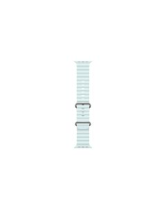 Apple Ocean Band 49 mm Kristallblau/Grau