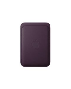 Apple iPhone Fine Woven Wallet mit MagSafe Dunkelrot