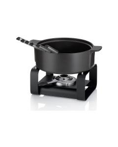 Kela Käsefondue-Set Roman 9 Teile, Schwarz