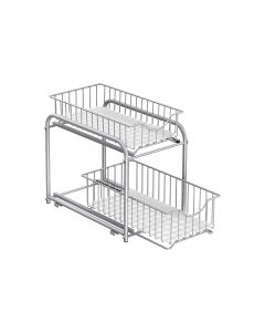 Songmics Küchenregal 2 Schubladen Silber