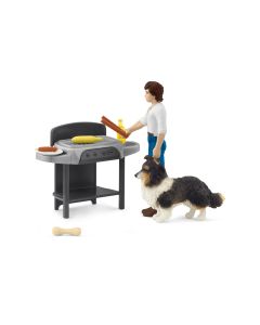 Schleich Spielzeugfigur Horse Club Barbecue mit Tom
