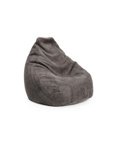 Lumaland Sitzsack Giant Cord 400 L, Dunkelgrau