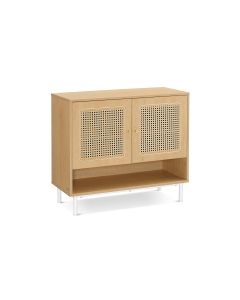 VASAGLE Schuhschrank Boho-Stil 80 x 70 cm, Beige