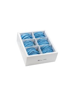 SLIM Slimpatchkabel RJ-45, Cat 6A, U/FTP, 2 m, Blau, 60-Pack