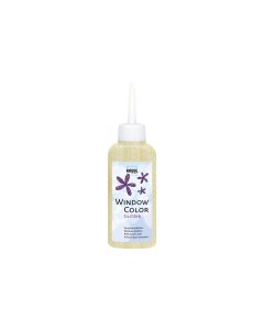 Kreul Fensterfarbe Window Color Glitzer Gold, 80 ml