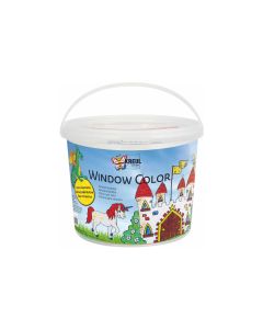 Kreul Fensterfarbe Window Color Set Burg 125 ml mit Zubehör
