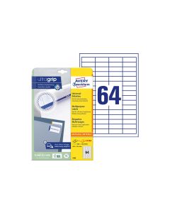 Avery Zweckform Universal-Etiketten 4785, 48.5 x 16.9 mm, 30 Blatt