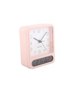 KARLSSON Digitalwecker Duo Soft pink