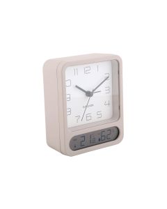 KARLSSON Digitalwecker Duo Warm grey