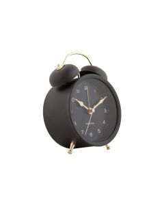 KARLSSON Klassischer Wecker Twin Bell Black