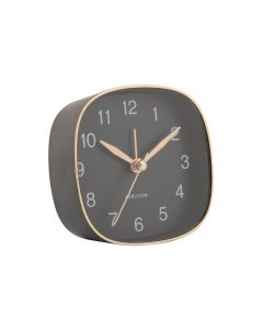 KARLSSON Klassischer Wecker Travel Square Black