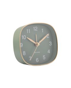 KARLSSON Klassischer Wecker Travel Square Jungle green