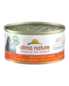 Almo Nature Nassfutter HFC Complete Huhn mit Möhren, 70 g