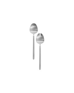 Blomus Salatbesteck Stella 2 Stück, Silber