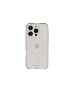 Holdit Back Cover MagSafe iPhone 16 Pro Max Pink/Transparent