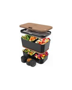 Umami Lunchbox Nestable L Cherry Black