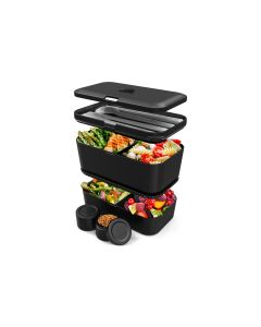 Umami Lunchbox Nestable L Onyx Black